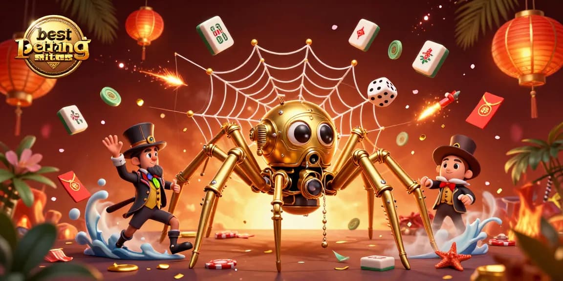 Bet on the best betting sites not on gamstop / bookies not on gamstop with fast payouts in a vibrant illustrated casino scene.