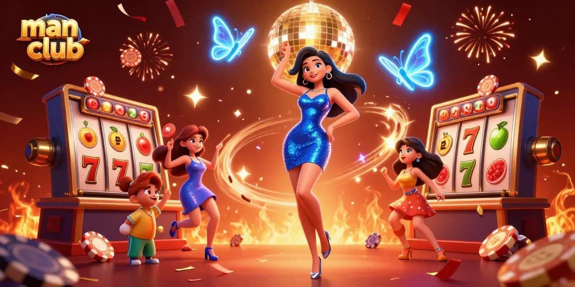 Experience winning at man club with vibrant slot games and dynamic 3D visuals creating excitement.