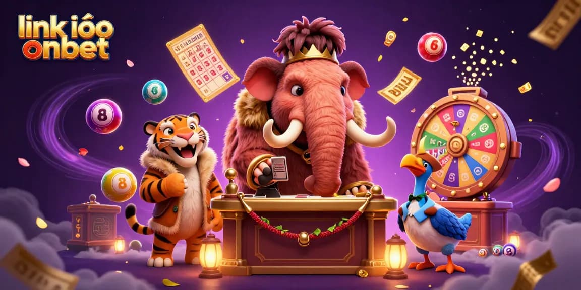 Experience the excitement of online gaming with link vào onbet - a vibrant casino scene.