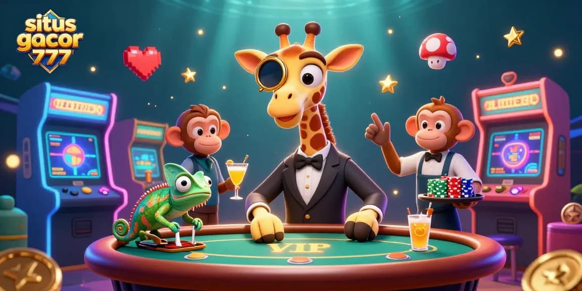 Experience the thrill of gaming at situs slot gacor 777 with vibrant characters and exciting casino elements.