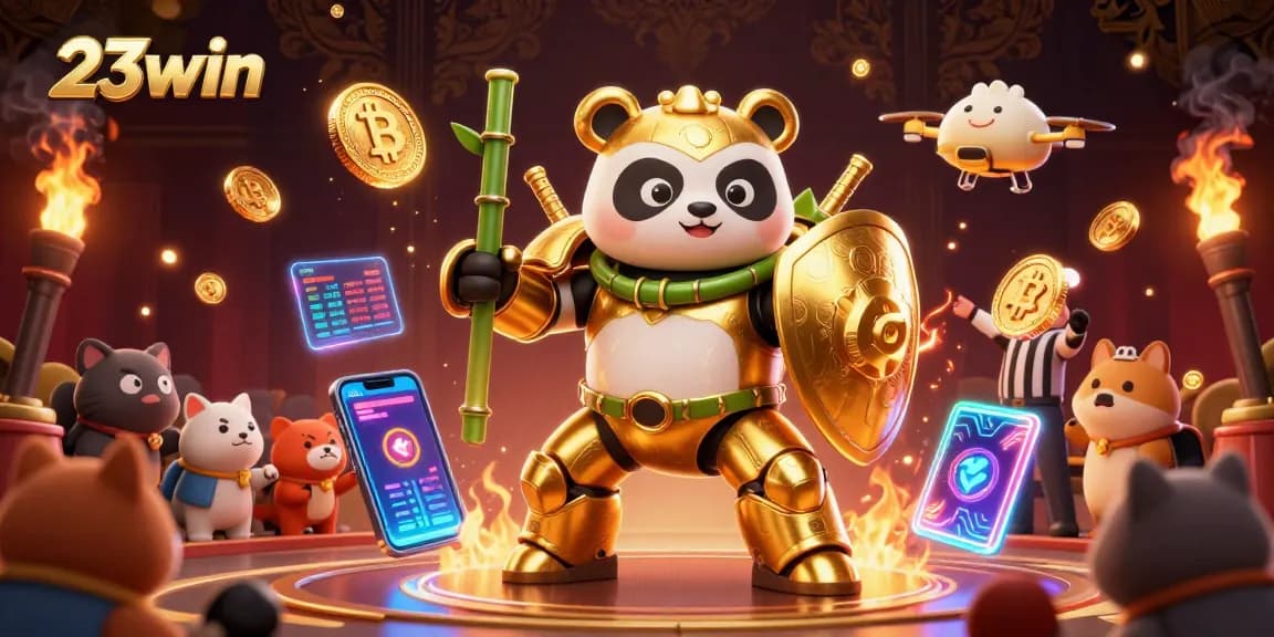 Experience thrilling gameplay at 23win with engaging animations and vibrant visuals in this unique casino scene.
