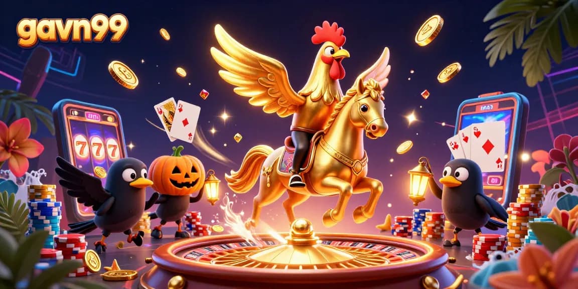 Bet on gavn99 to experience thrilling cockfighting action in a vibrant casino setting.