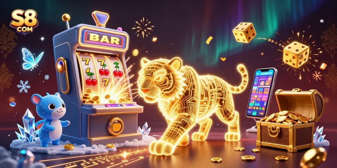 Play and win at S8 COM with exciting 3D casino action, vibrant characters, and jackpot thrills.