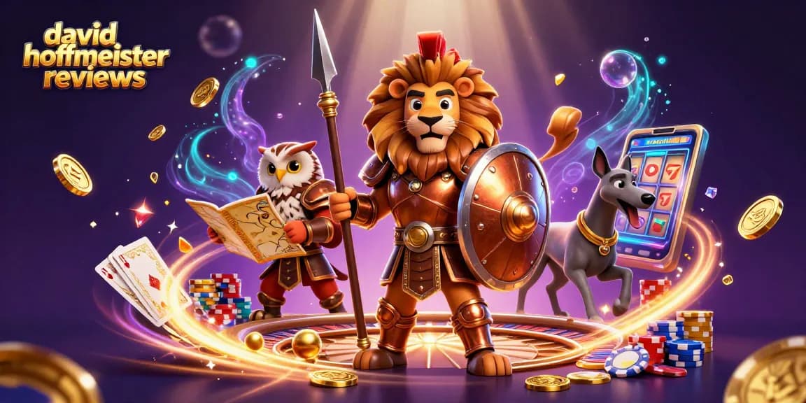 Engage in thrilling moments of play with david hoffmeister reviews depicting golden coins cascading and a dramatic scene.