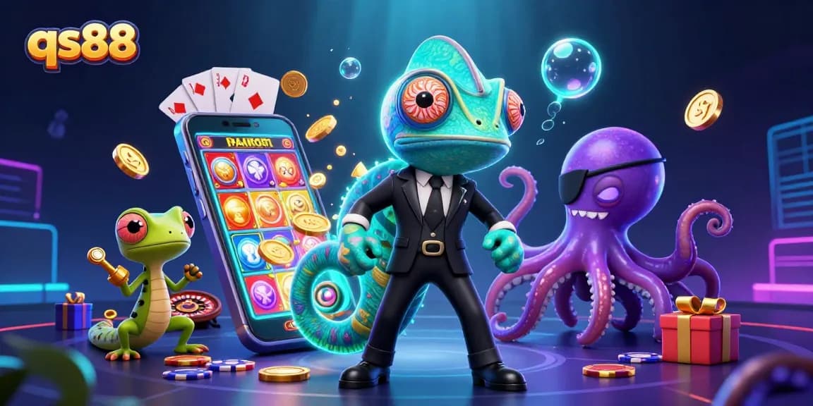 Play thrilling games with qs88's secrets; captivating 3D characters and vibrant casino action.