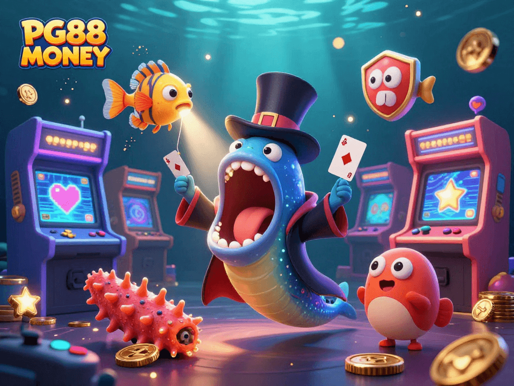Experience the thrilling slots at PG88 MONEY with vibrant characters and gaming elements.