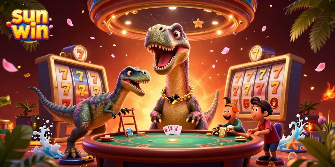 Win big with exciting games at sun win, featuring captivating slot reels and dynamic characters.