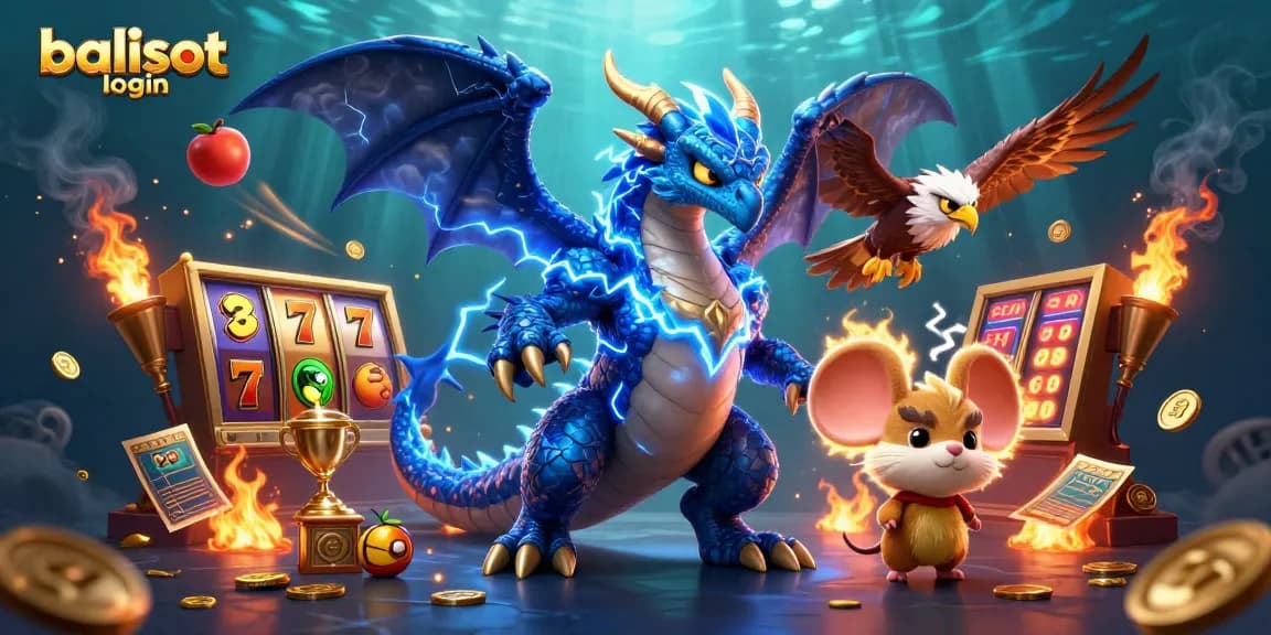 Masuk ke balislot login dengan jackpot menggiurkan dan karakter 3D berwarna cerah.