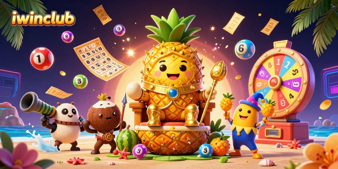 Engage in thrilling games at iwinclub with this vibrant casino scene showcasing colorful elements.