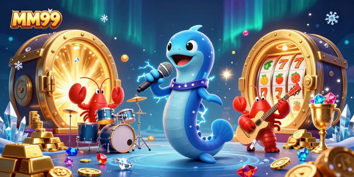 Experience the excitement of MM99 as characters bring the underwater casino to life