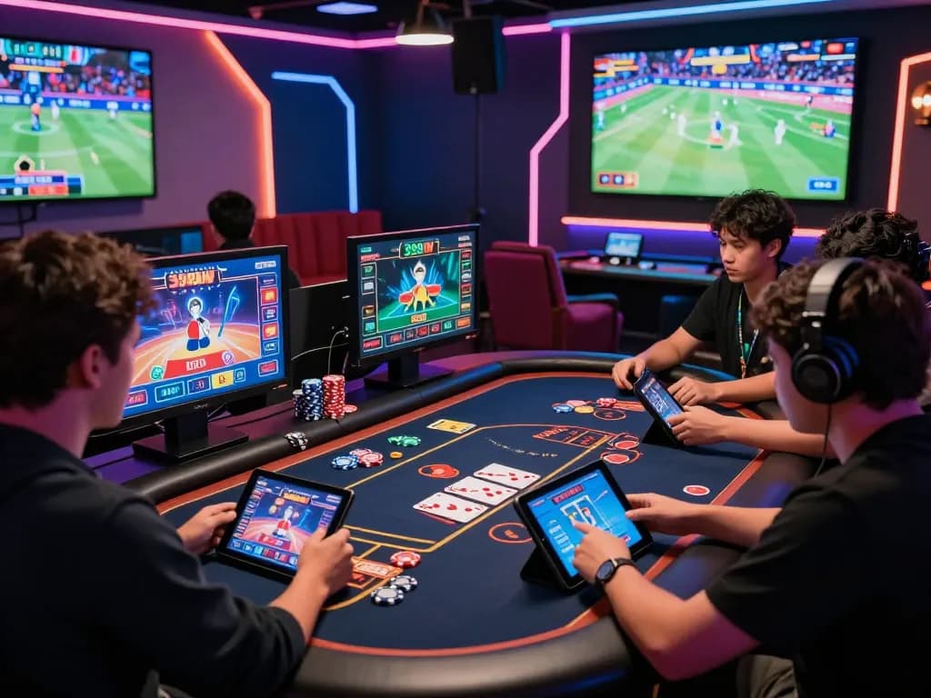 Exciting online gaming experience at 399W with players engaged in a modern betting environment.