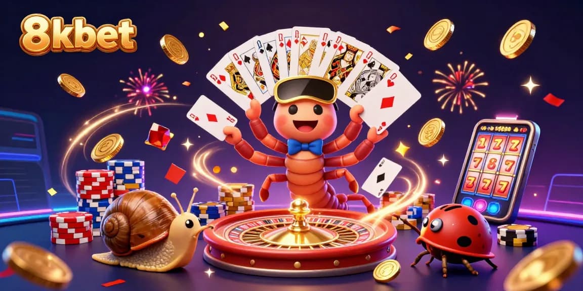 Experience thrilling wins with 8xbet's casino adventure showcasing vibrant characters and dynamic gameplay.