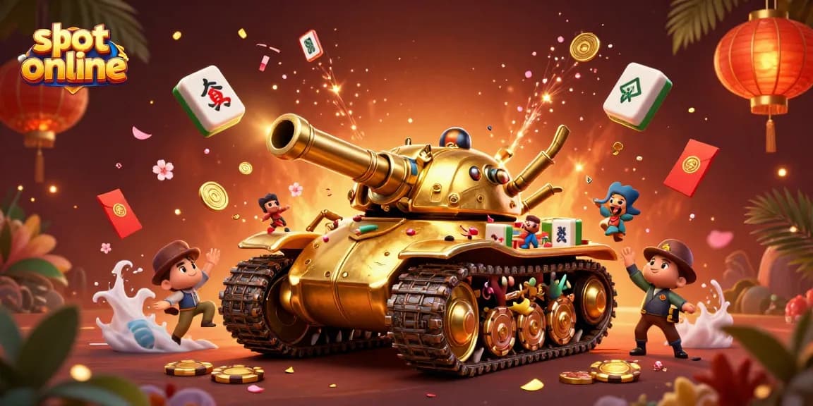 Spin and win big with our vibrant slot online scene featuring a miniature casino.