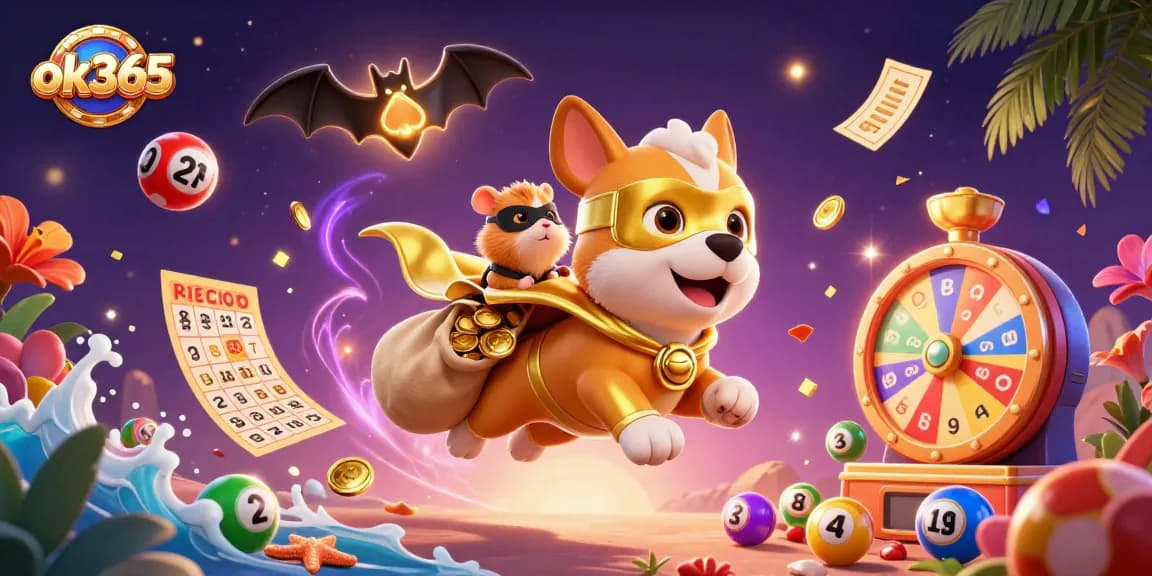 Engage in thrilling action with ok365's colorful lottery balls and vibrant prizes.