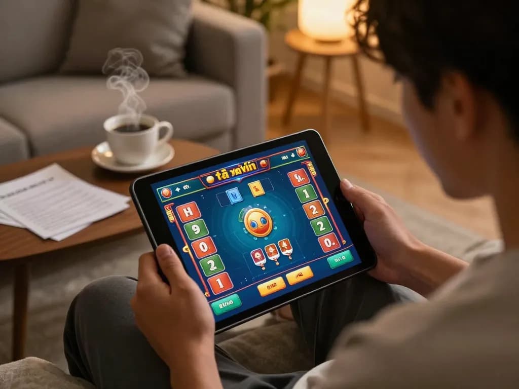 Tài xỉu sunwin action captured as player engages in online gaming session with clear interface and environment.