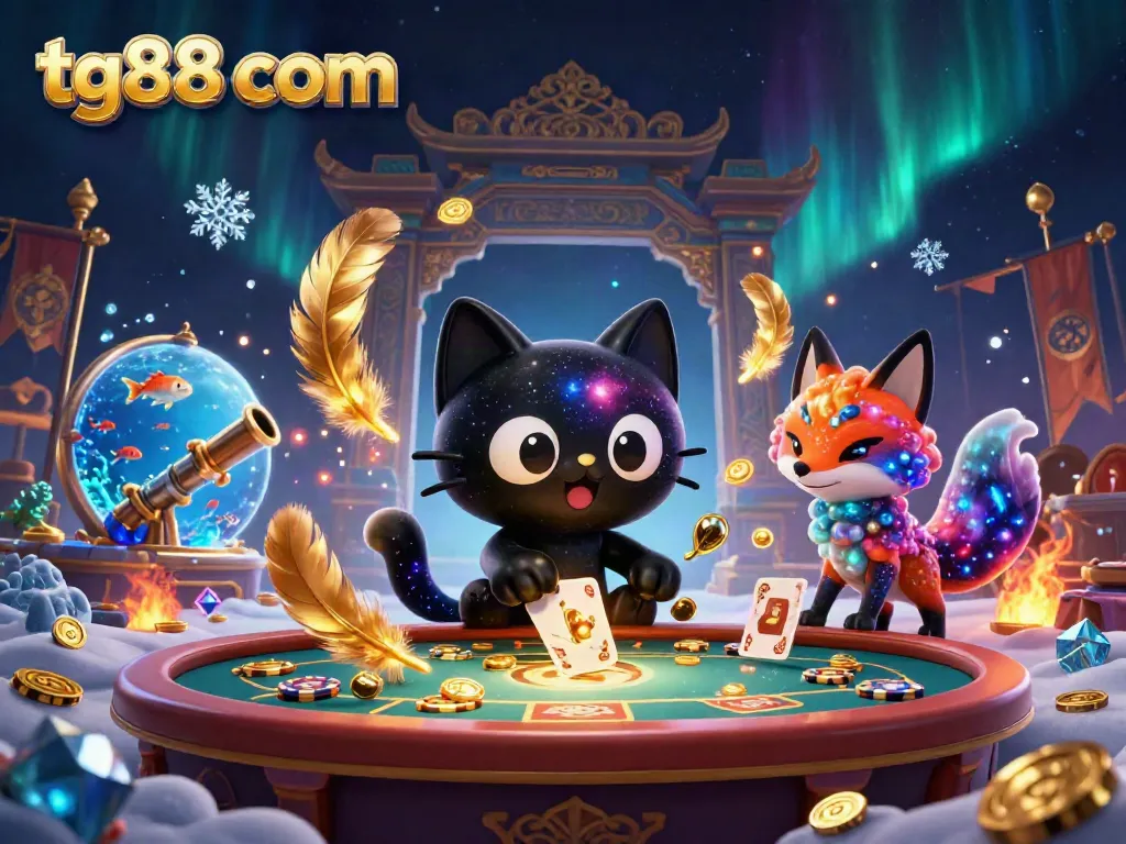 Engage with the exciting casino atmosphere at tg88 com with vibrant gaming elements and characters.