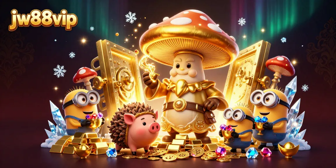 Experience thrilling moments at jw88vip with golden treasures and enchanting characters!