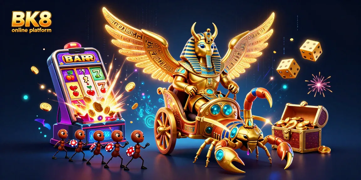 Experience the thrill of the BK8 online platform with epic casino action and vibrant game elements.