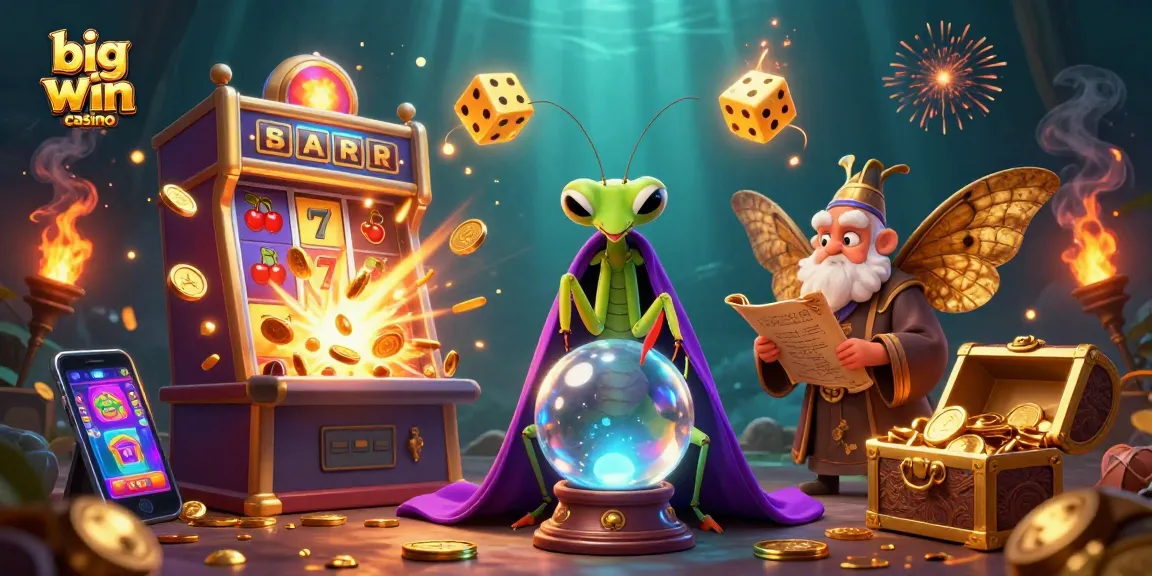 Engage with big win casino's thrilling slot machine action and mystical characters.