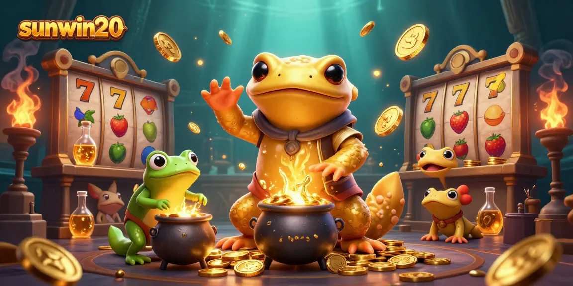 Engage with exciting slots through the sunwin20 platform, featuring vibrant golden elements and innovative gameplay.
