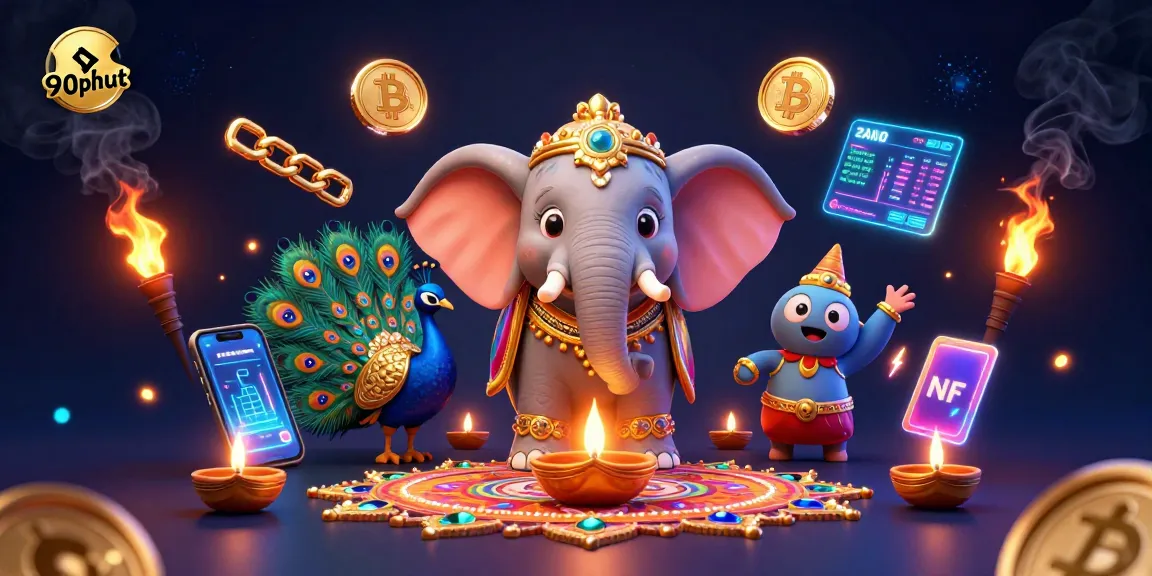 Join the action at 90phut, featuring vibrant characters and dynamic gambling visuals for an unforgettable gaming experience.