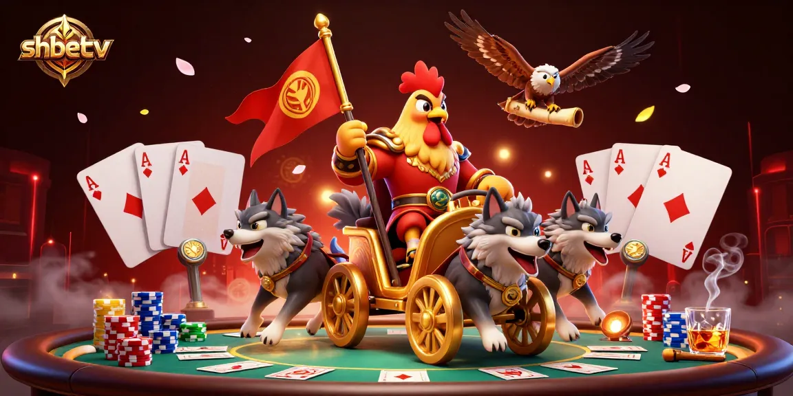 Experience the thrill of shbetcv with a vibrant scene featuring unique characters and casino elements.