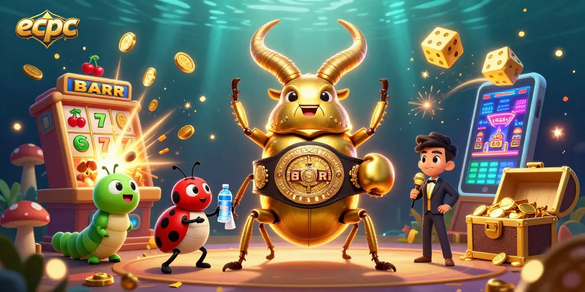 Engage with the legendary ecpc casino scene featuring a giant stag beetle and explosive jackpots.