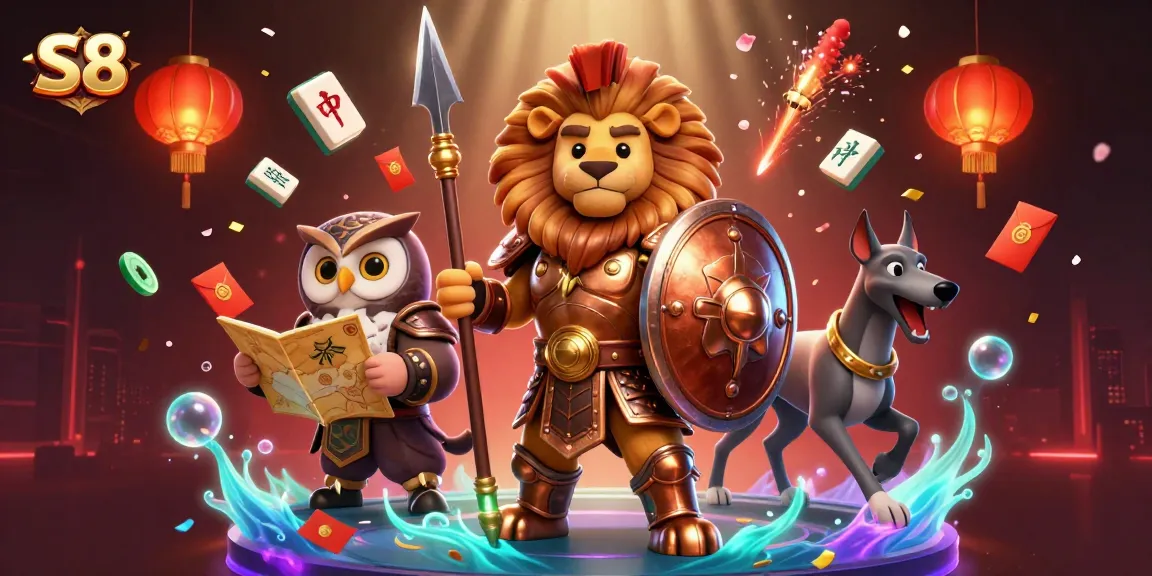 S8 delivers thrilling casino experiences with vibrant characters and animations, showcasing unique gaming elements.