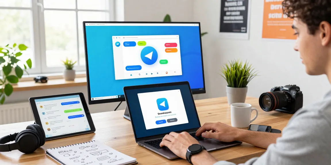 Experience seamless communication with Telegram Download in a modern workspace.