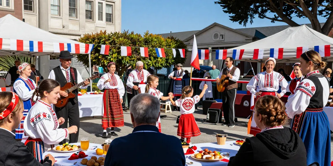 Community event celebrating Polish culture in San Francisco at https://www.sfpol.com/ with vibrant activities and traditional music.