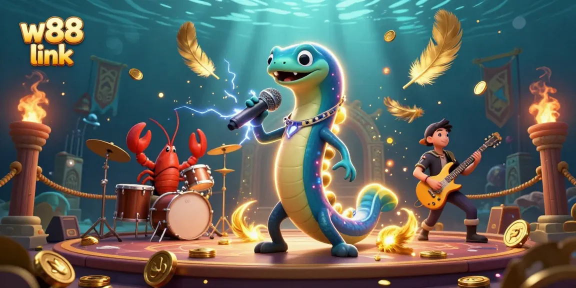 Join electric eel DJ with w88 link, energizing an underwater casino spectacle.