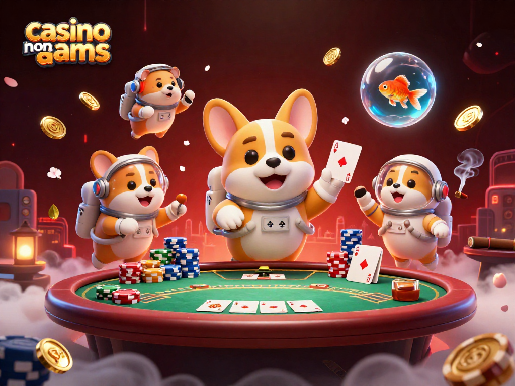Giocare nel casinò non AAMS con un corgi astronauta e un criceto di comando, in un'atmosfera galattica.