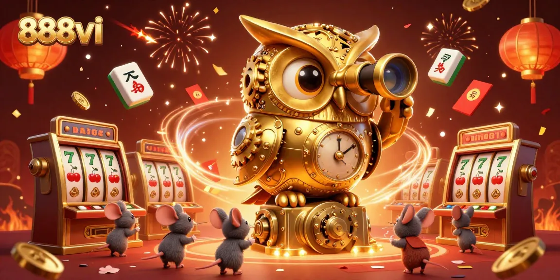 Engage with the thrilling world of 888vi, featuring vibrant slot machines, golden elements, and festive energy.
