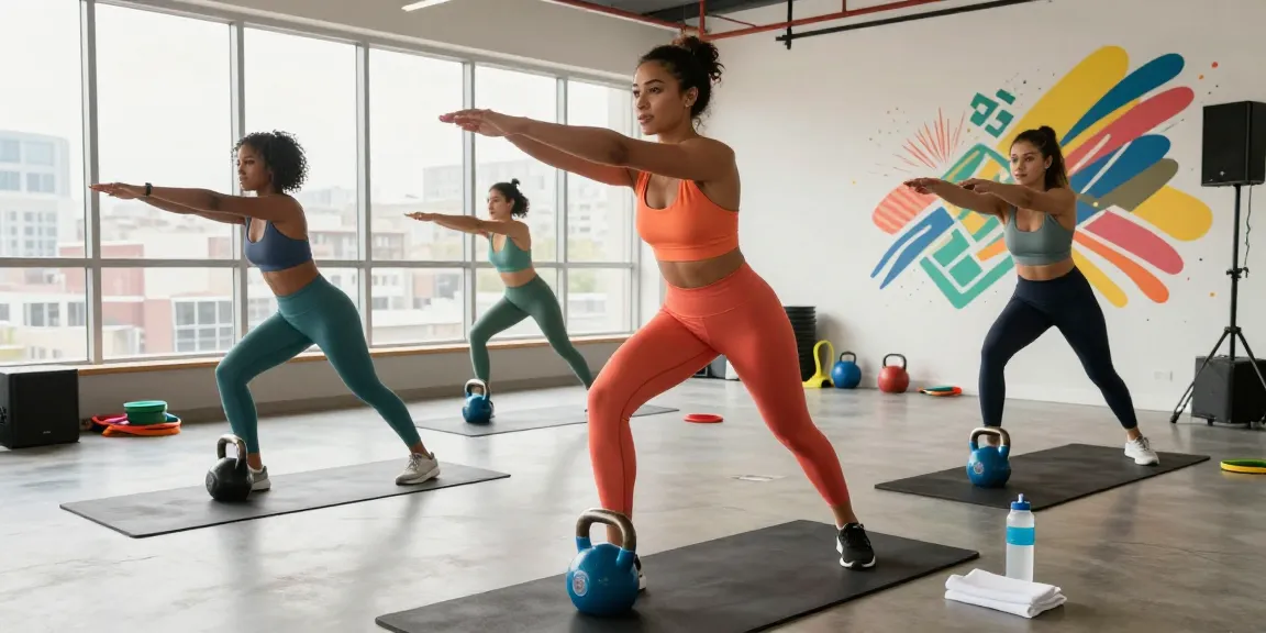 Engaged fitness enthusiast training at Astera Shop with kettlebells in eco-friendly activewear.
