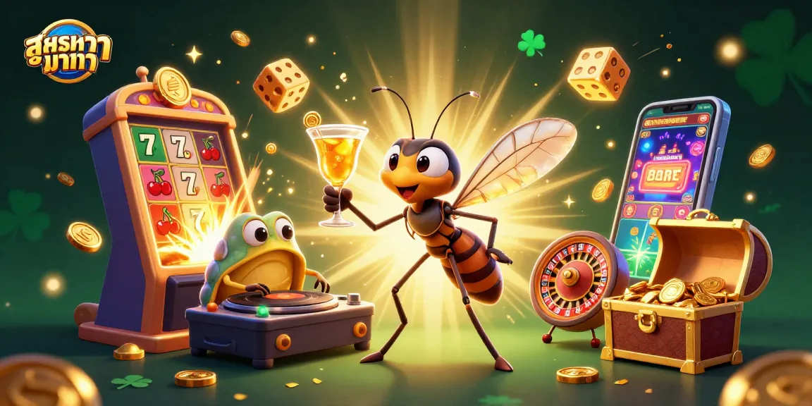 Experience สูตรบาคาร่า strategies with a lively casino scene featuring a unique mashup of characters and components.
