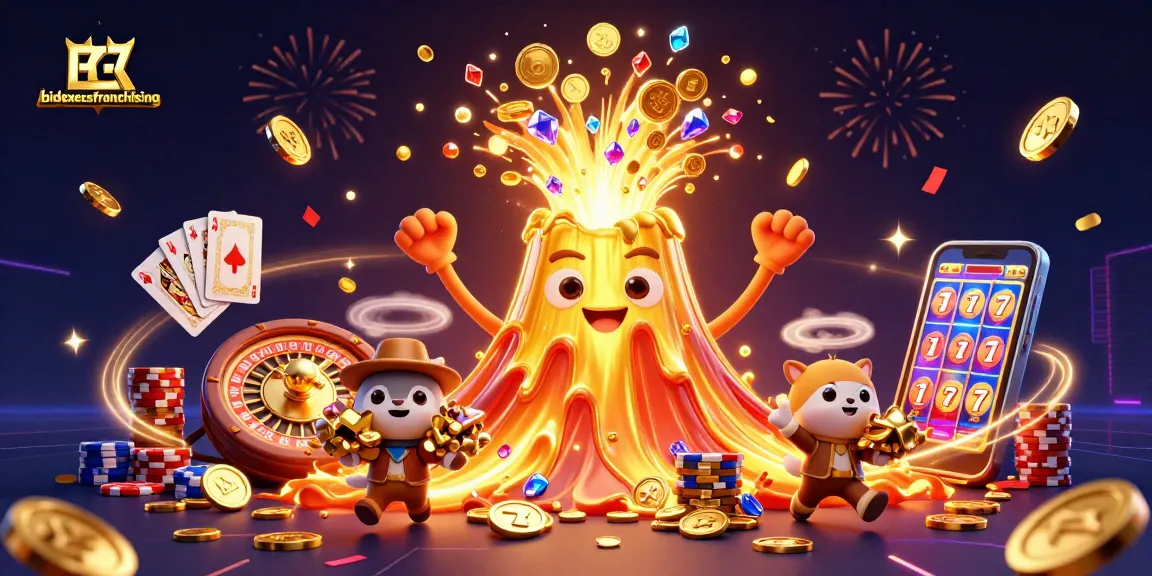 Engage in thrilling bidexecsfranchising adventures with golden treasures and vibrant casino elements.