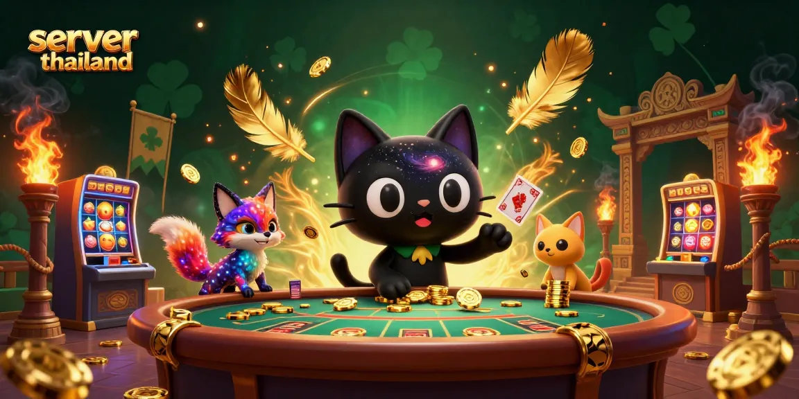 Engage in thrilling gameplay at server thailand featuring dynamic slot action and vibrant cosmic characters.