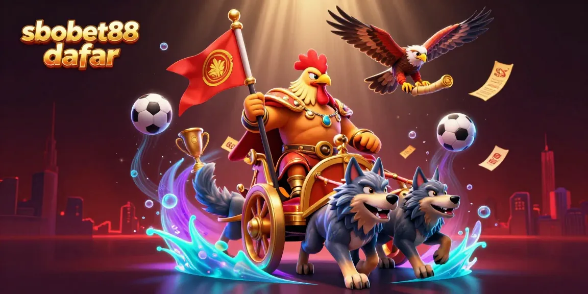 Place bets with confidence on sbobet88 daftar, featuring a dynamic scene of sports betting action.