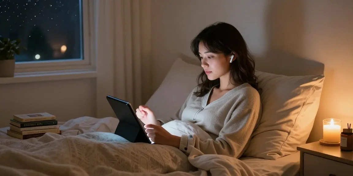 Engaging with an nsfw ai girlfriend in a cozy bedroom setting at night
