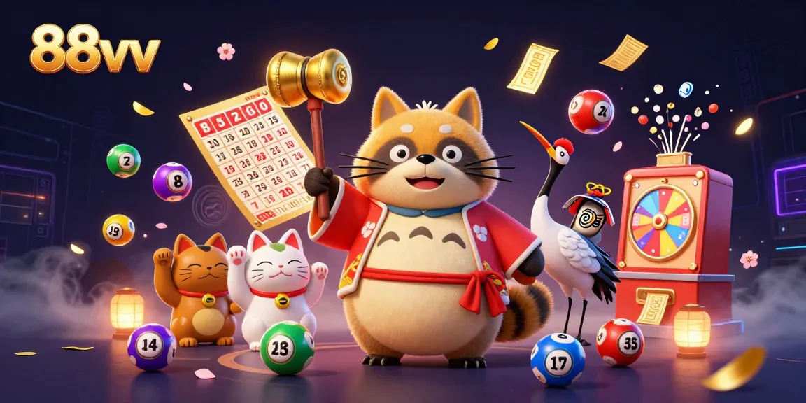 Experience thrilling action in 88vv’s colorful casino realm with lucky characters and vibrant gambling elements.