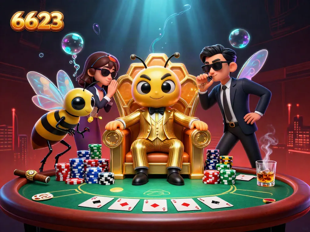 Experience thrilling casino action with the 6623 bumblebee mob boss and dynamic poker scene.