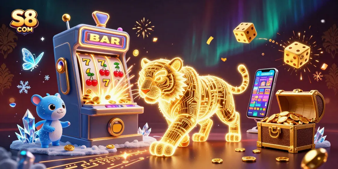 Play and win at S8 COM with exciting 3D casino action, vibrant characters, and jackpot thrills.