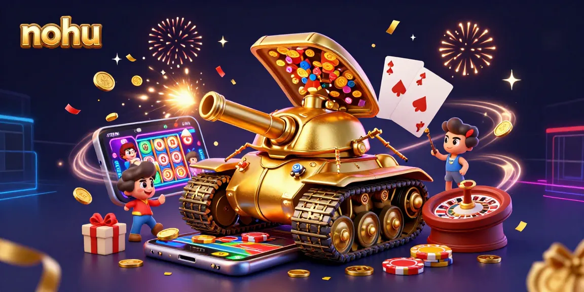 Experience the thrilling world of Nohu with a vibrant casino scene brimming with action and excitement.