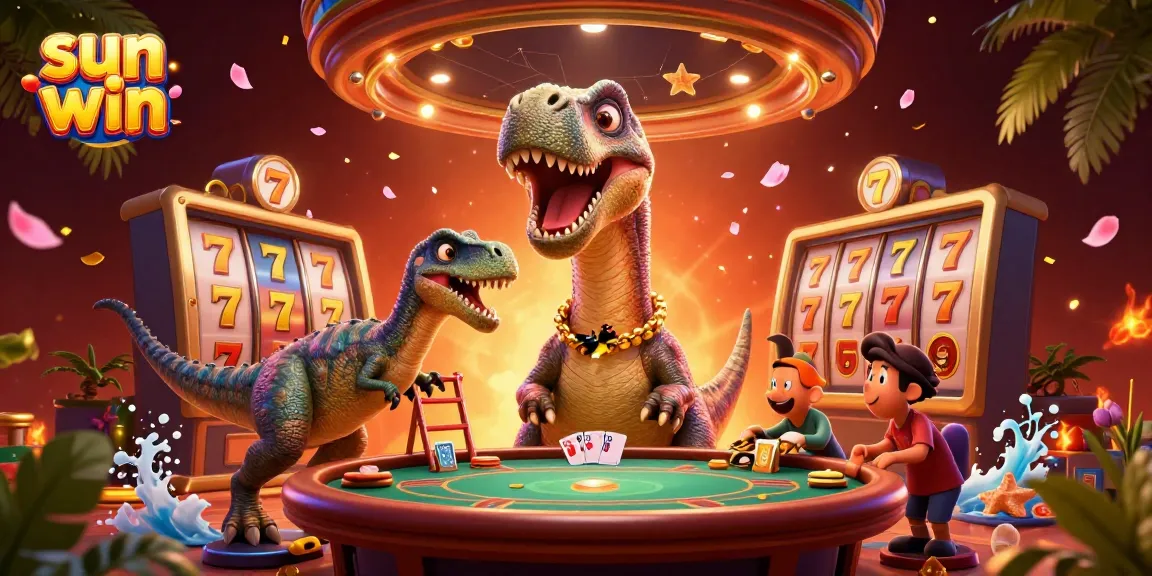 Win big with exciting games at sun win, featuring captivating slot reels and dynamic characters.