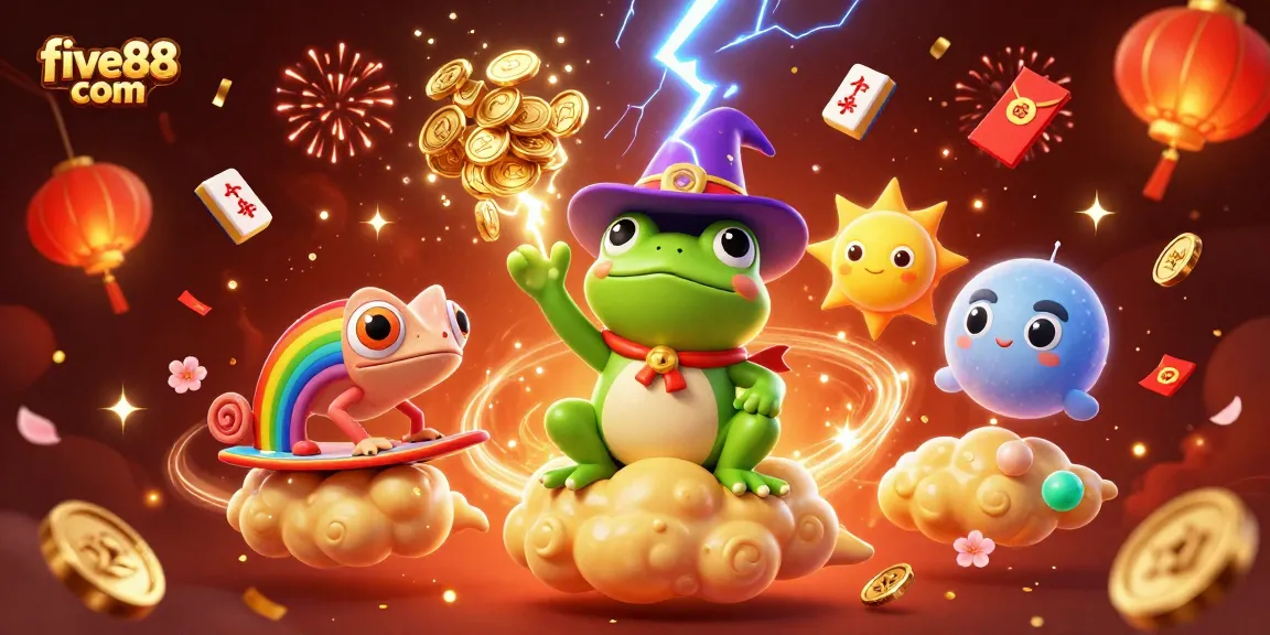 Experience gaming wonders at five88 com with magical scenes of wins and celebrations.