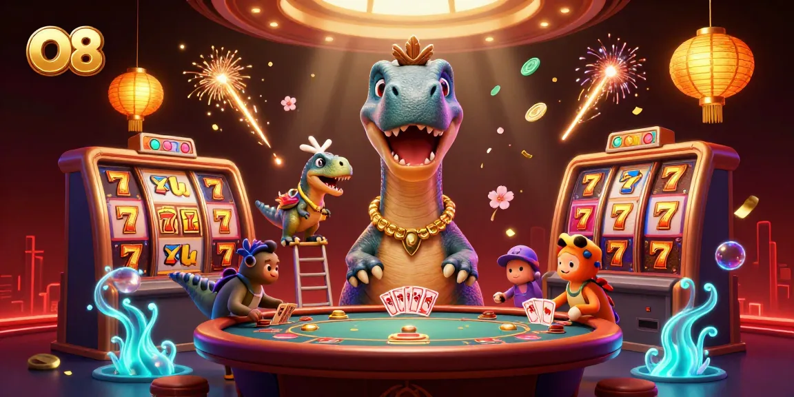 O8 invites players to enjoy epic wins and thrilling gameplay with vibrant casino visuals.