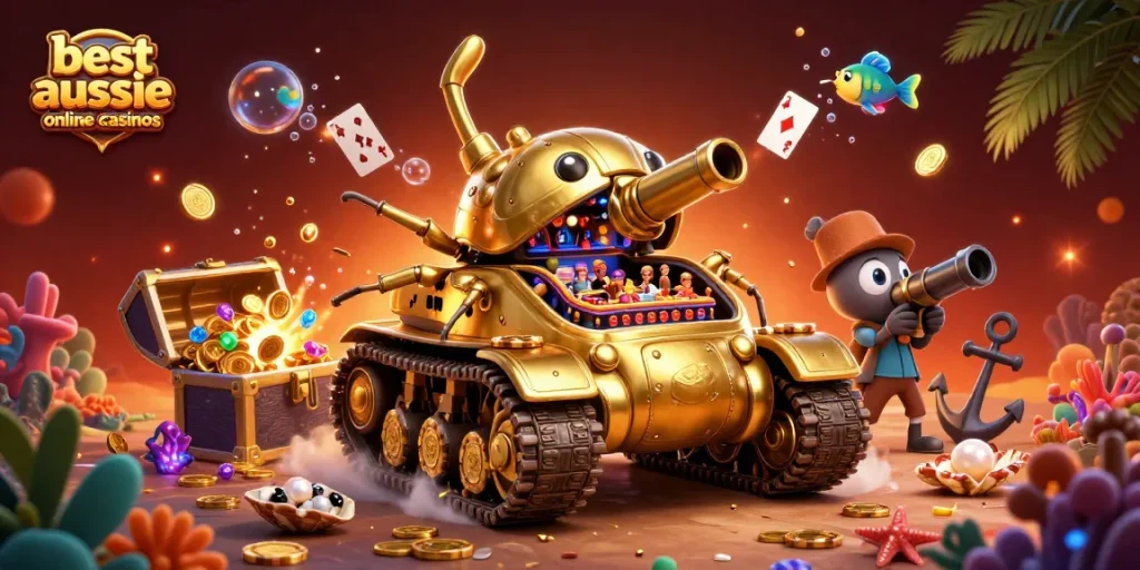 Engage with the best Aussie online casinos via a dynamic, vibrant 3D casino scene.