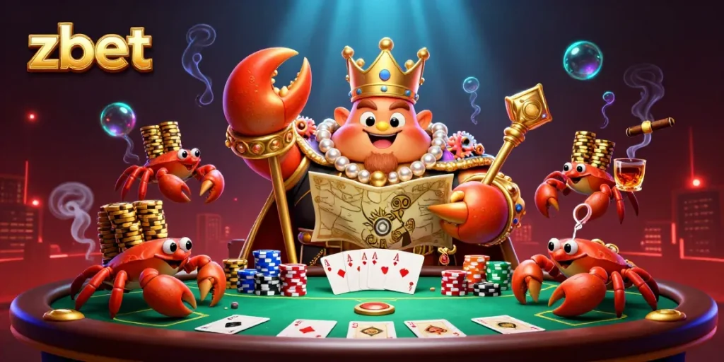 Engage in zbet's captivating high-stakes poker scene, featuring exquisite characters and rich casino elements.